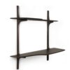 PI Wall Mounted Desk - Varnish Mahogany - Dk Brown